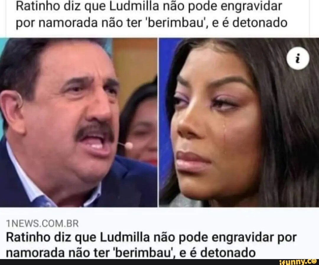 Ratinho Diz Que Ludmilla Não Pode Engravidar Por Namorada Não Ter ...