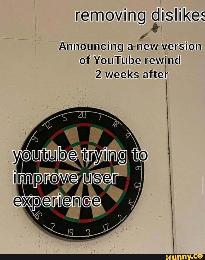 Removing Dislikes Announcing A New Version Of YouTube Rewind 2 Weeks ...