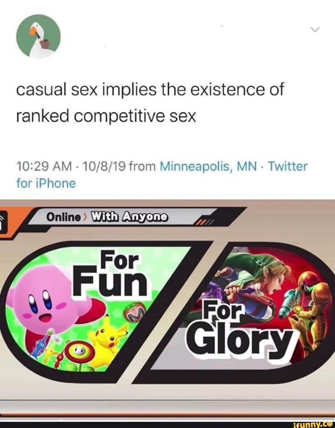 casual sex implies the existence of ranked competitive sex 10:29 ...