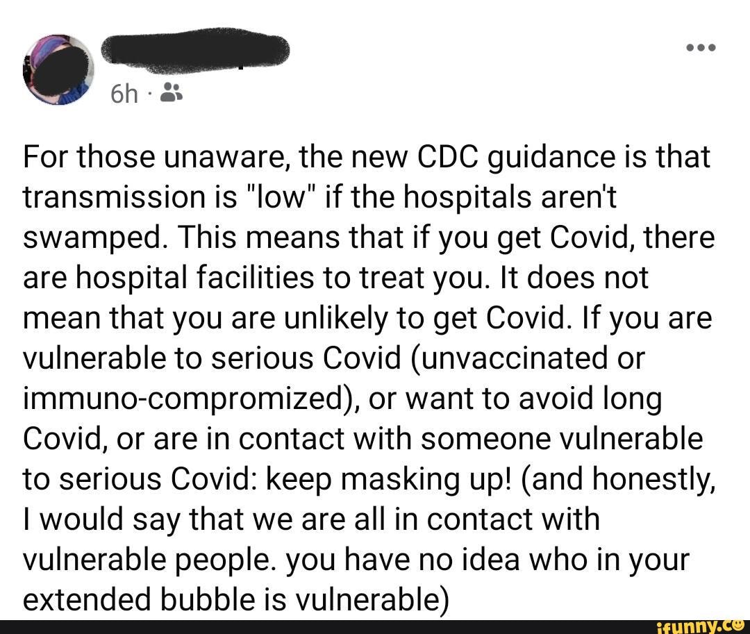 I know everyone is moving on, but covid isn't actually over For those