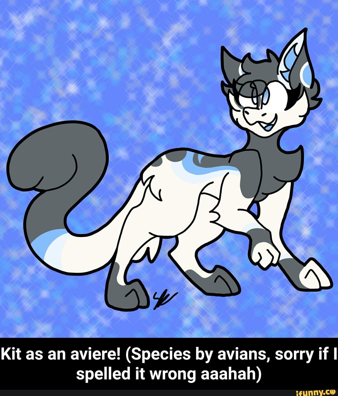 Kit as an aviere! (Species by avians, sorry if I
spelled it wrong aaahah) - Kit as an aviere! (Species by avians, sorry if I spelled it wrong aaahah)