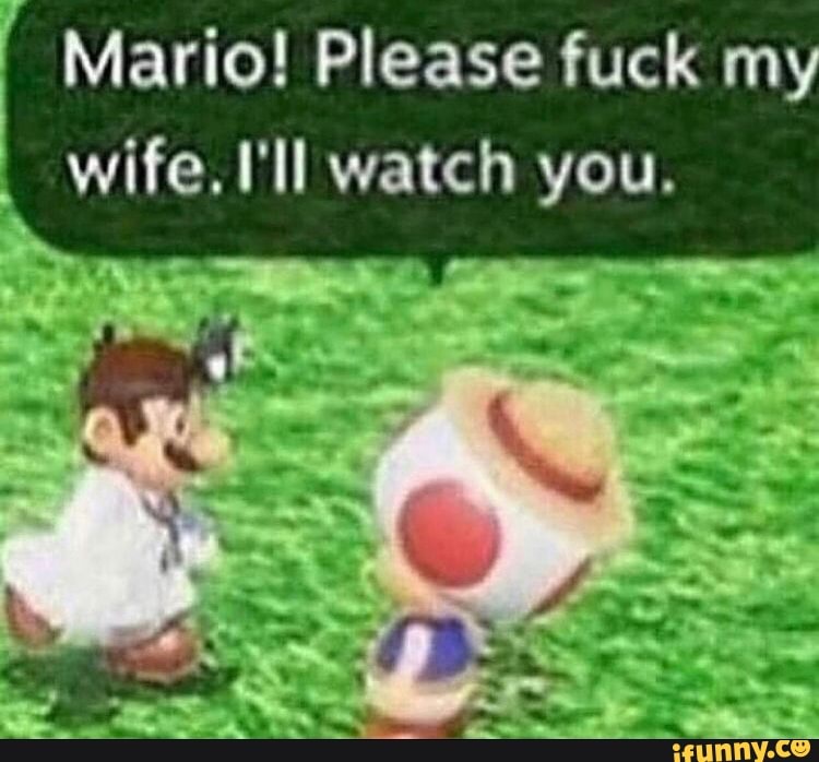 Mario! Please fuck my wife image picture