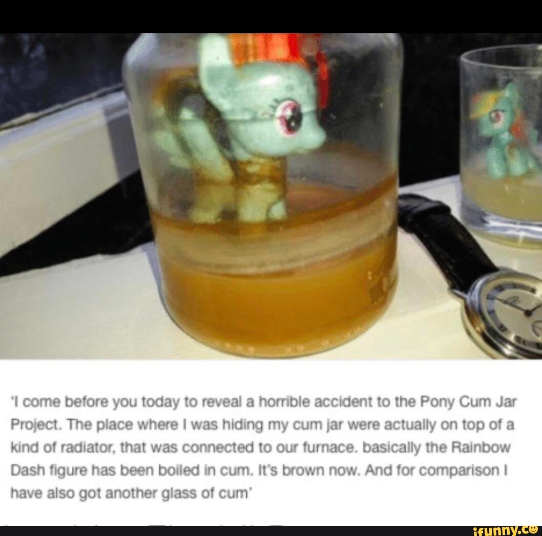 My.little.pony cum jar