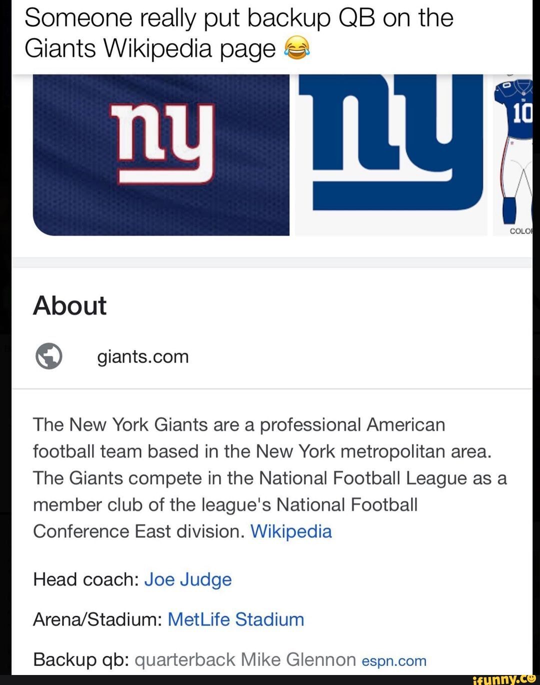 New York Giants - Wikipedia