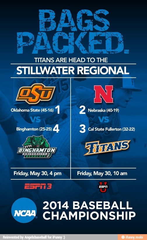 TITANS ARE HEAD TO THE
2014 BASEBALL
NCAA: CHAMPIONSHIP
