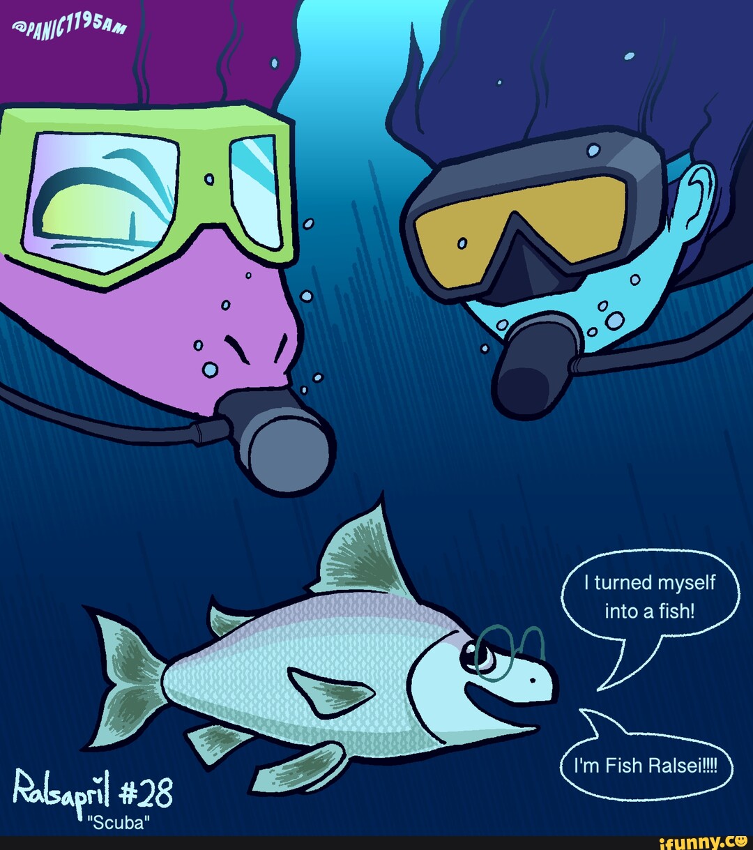 I turned myself into a fish! I'm Fish Ralseilll!