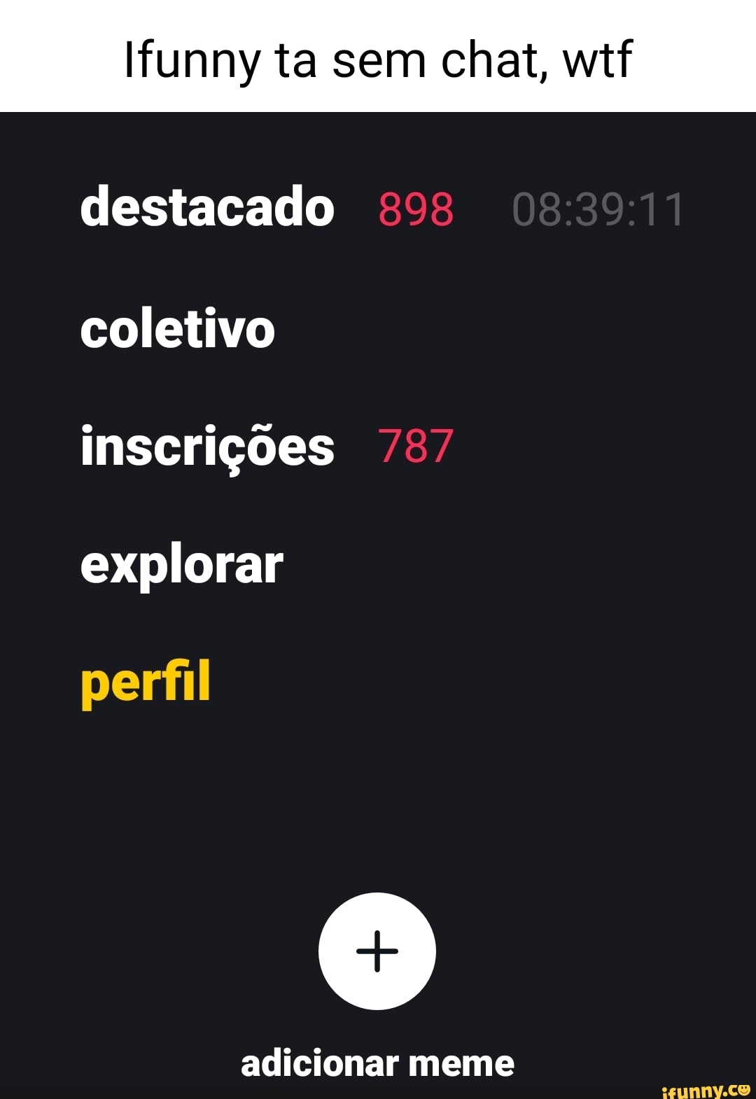 Funny ta sem chat, wtf destacado coletivo inscrições ...