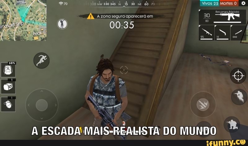 B
A
ESCADA\MAIS-REALISTA DO MUNDO