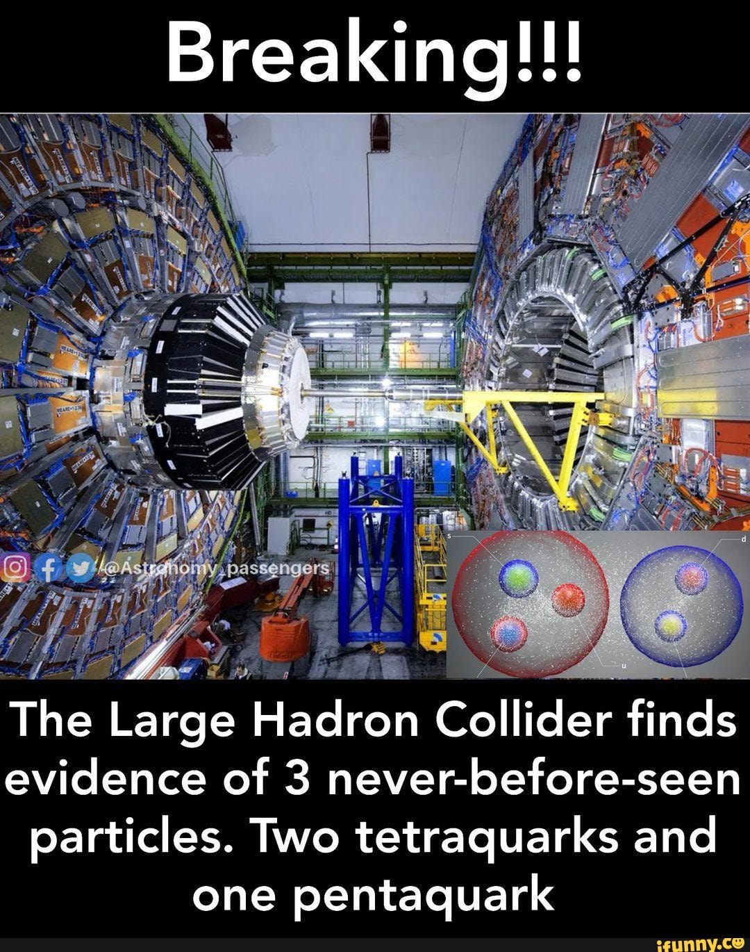 Breaking!!! The Large Hadron Collider Finds Evidence Of 3 Never-before ...