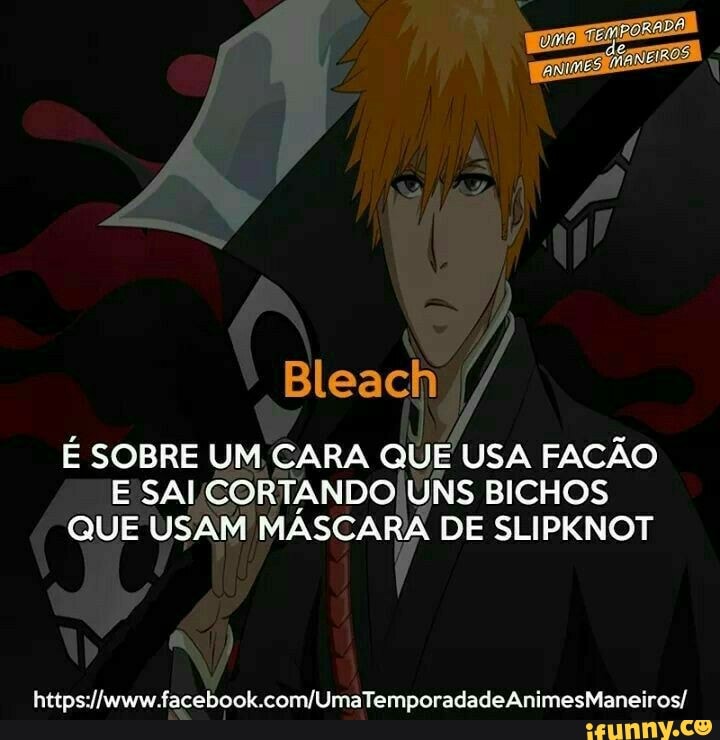 É SOBRE UM CARA QUE USA FACÃO
E SAI/CORTANDOIUNS BICHOS
QUE USAM MASCARA DE SLIPKNOT
https://www.facebook.com/UmaTemporadadeAnimesManeiros/