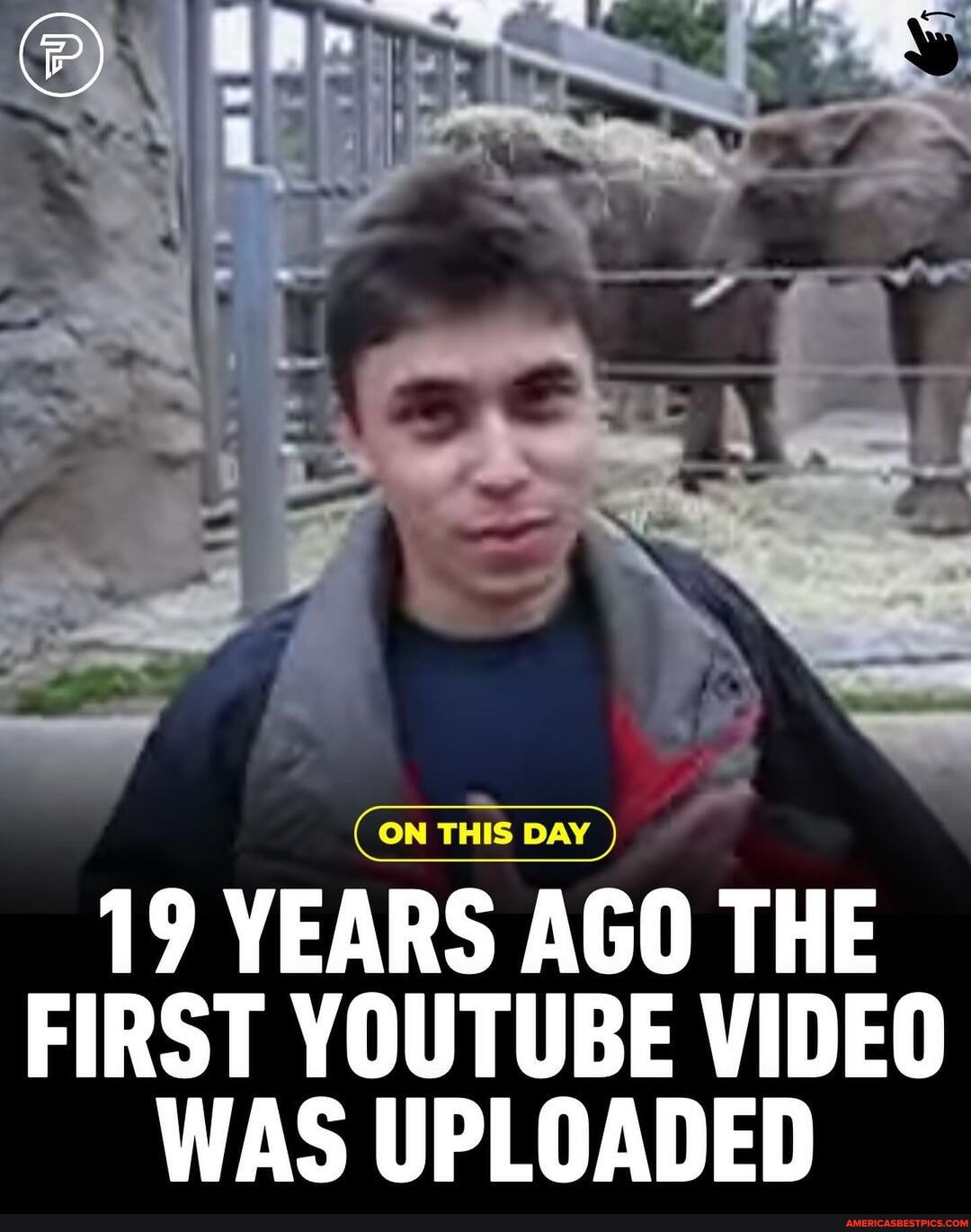 Swipe On this day years ago the first ever YouTube video was uploaded ...