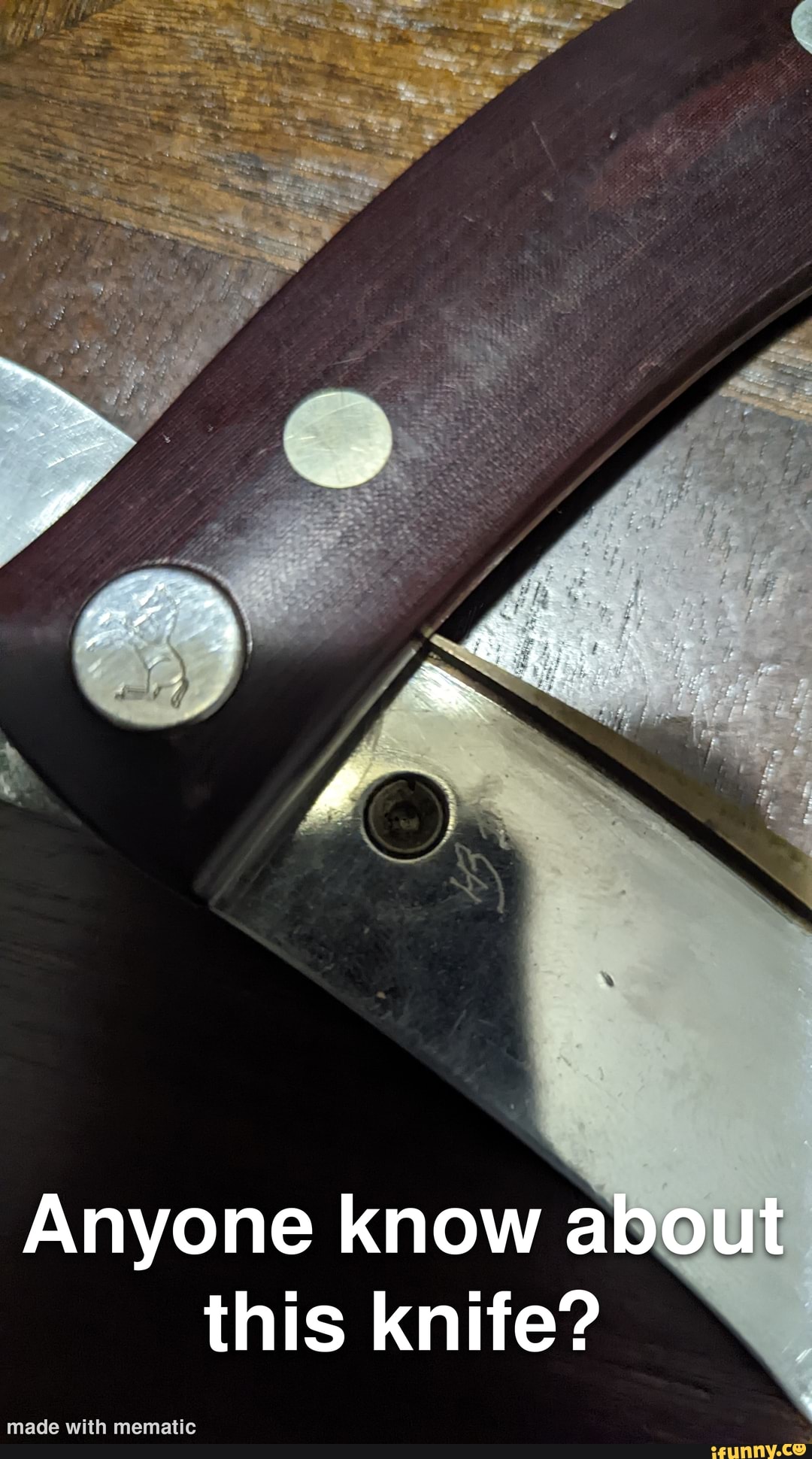 Anyone know about this knife? iFunny