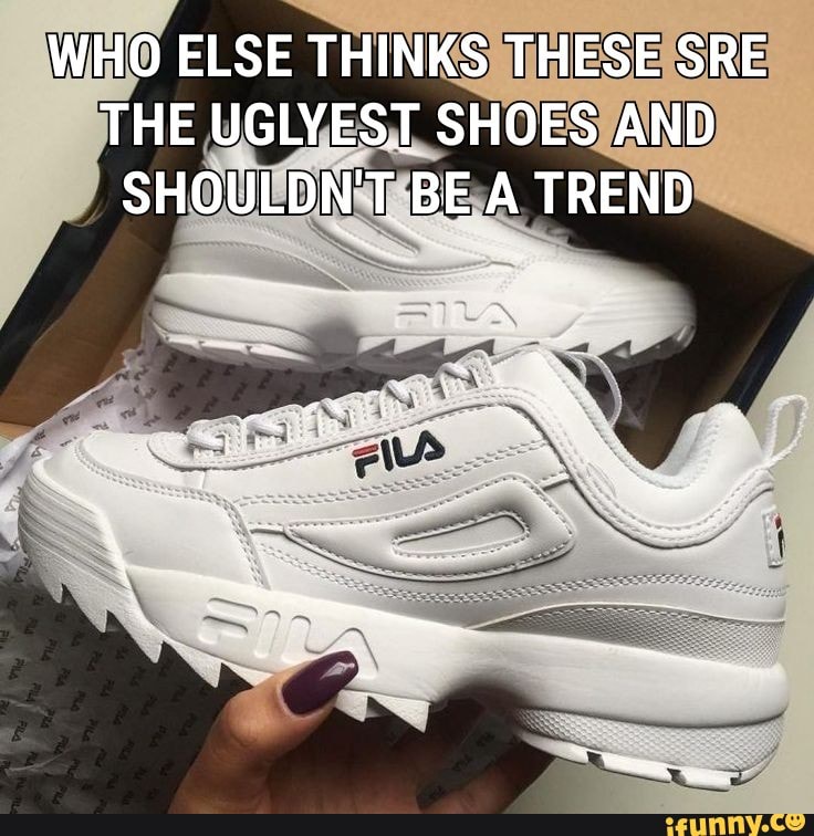 fila sneaker meme