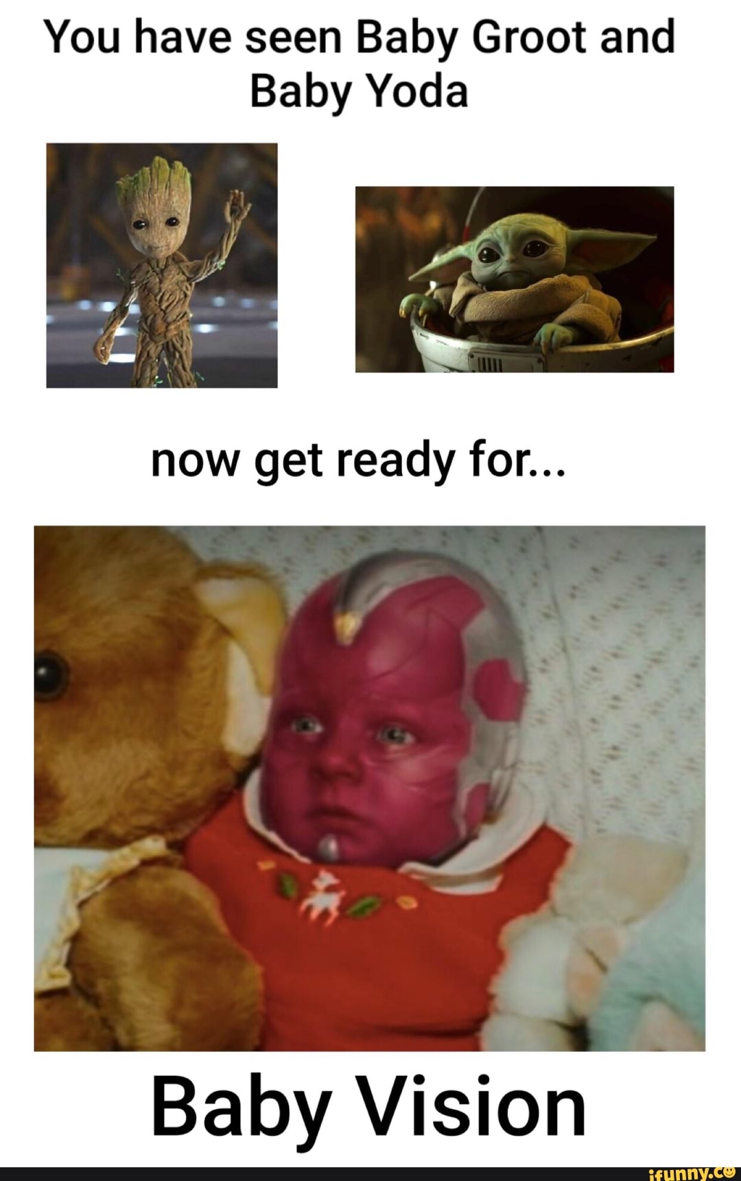 You Have Seen Baby Groot And Baby Yoda Now Get Ready For Baby Vision