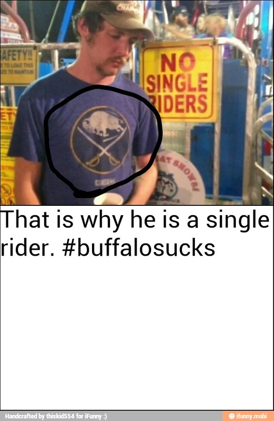rider. #buffalosucks