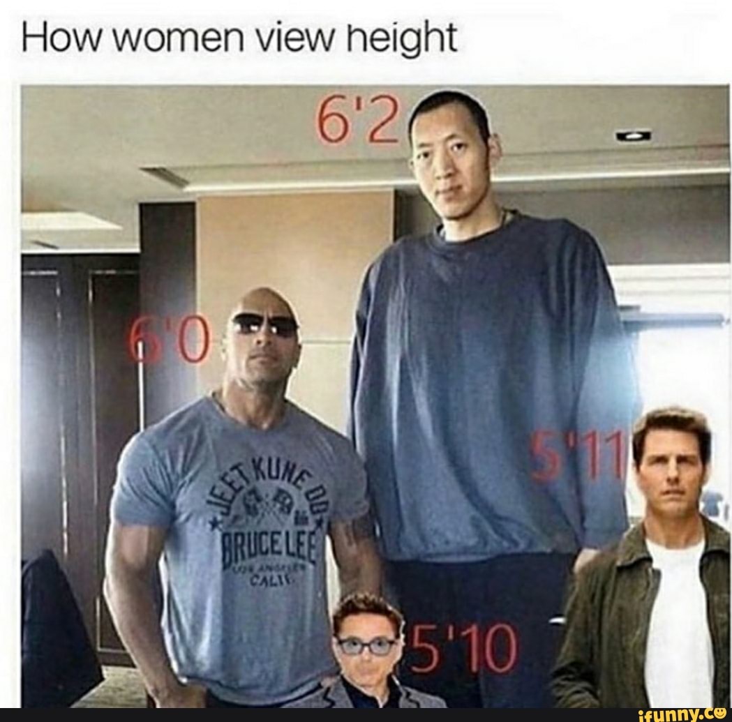 How women view height