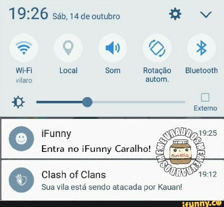 19:26 Sáb, 14 de outubro
Entra no iFunny Caralho! &j
Sua vila está sendo atacada por Kauan!