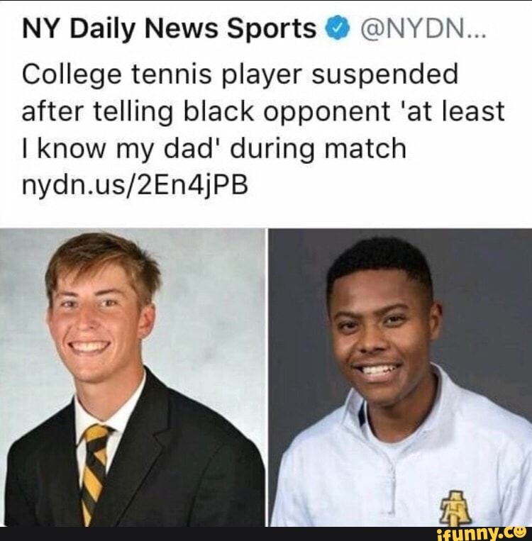 NY Daily News Sports º @NYDN... College tennis player suspended after ...