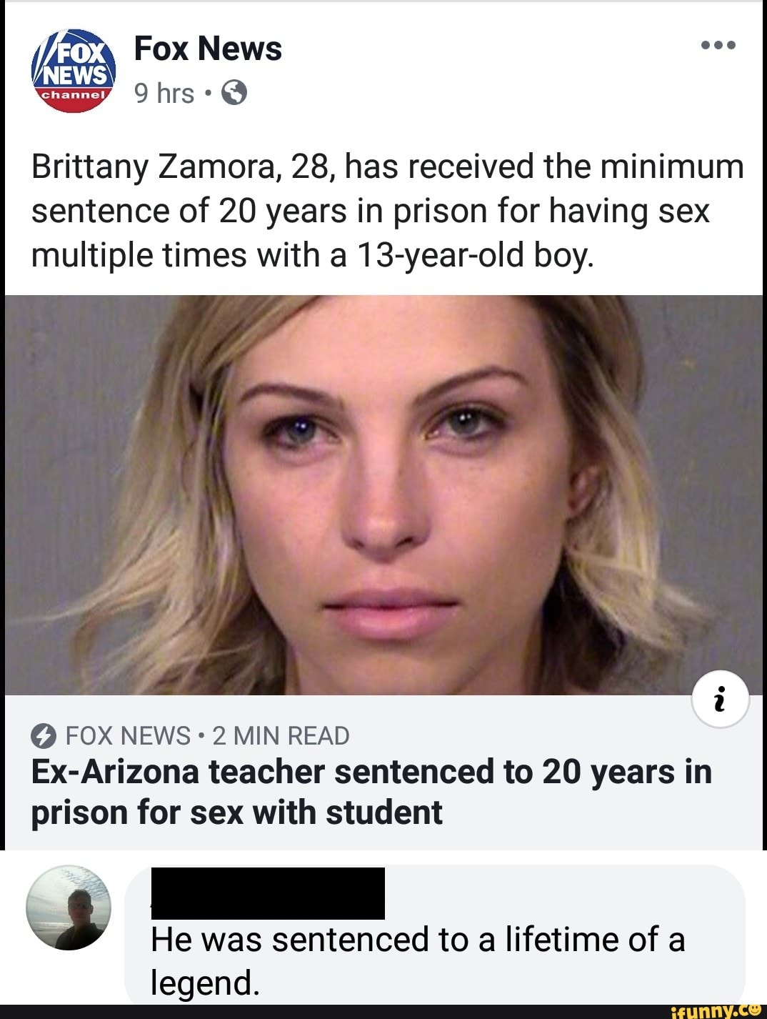 Brittany Zamora 28 Has Received The Minimum Sentence Of