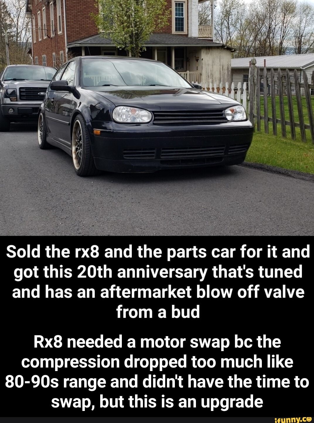 Sold the rx8 and the parts car for it and got this 20th anniversary