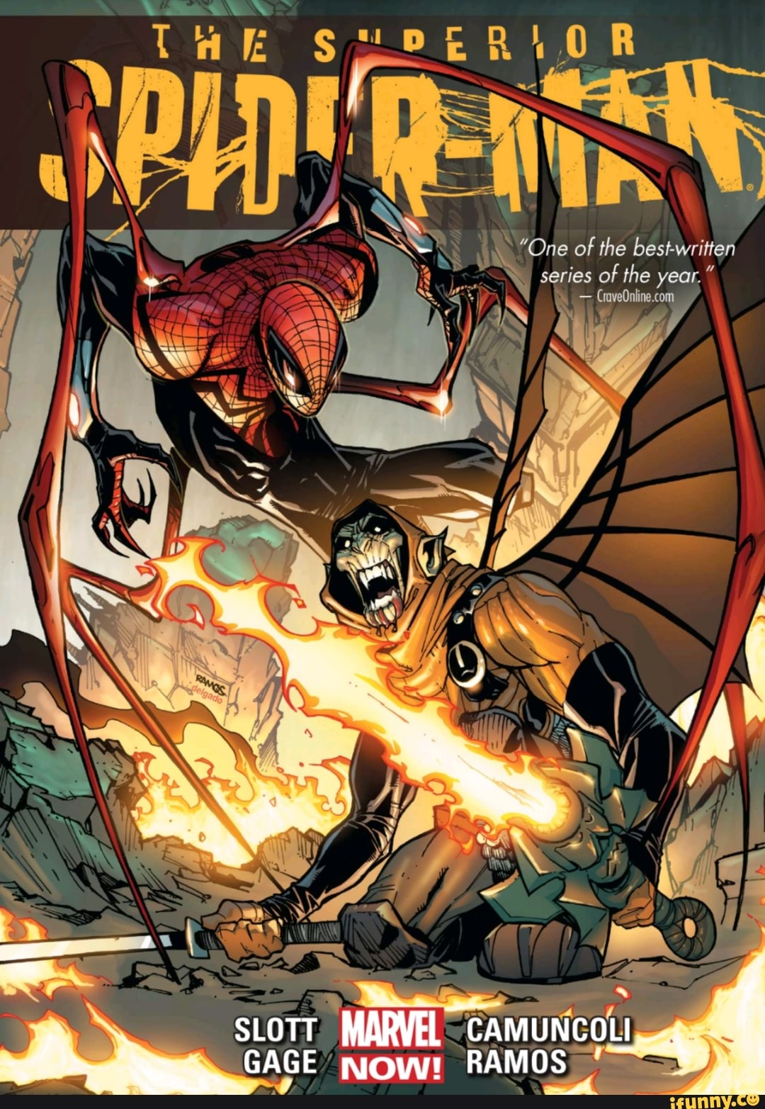 "One of the bestwritten
~ series of the year,"
LA Mi,
SLOTT MARVEL CAMUNCOLI GAGE Now! RAMOS!