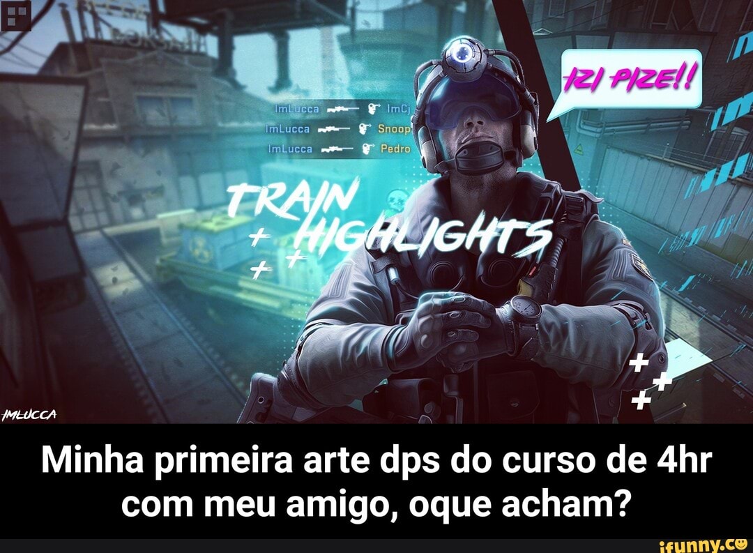 É
Minha primeira arte dps do curso de 4hr
com meu amigo, oque acham?
IMEUCCA - Minha primeira arte dps do curso de 4hr com meu amigo, oque acham?