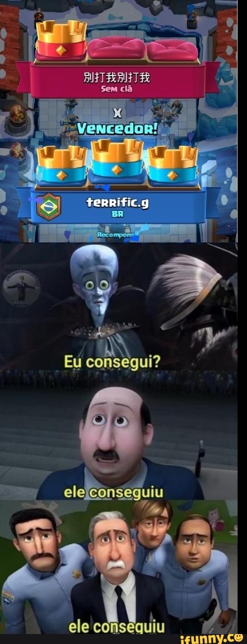 Sem
ES
Eu consegui?
ele) conseguiu
ele conseguiu )