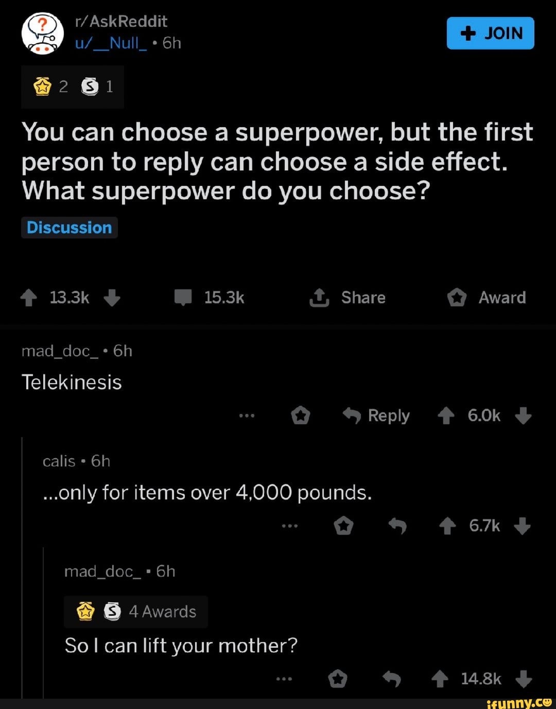 Hey Pandas, What's Your Superpower? People In The Comments Choose A Side  Effect (Closed)