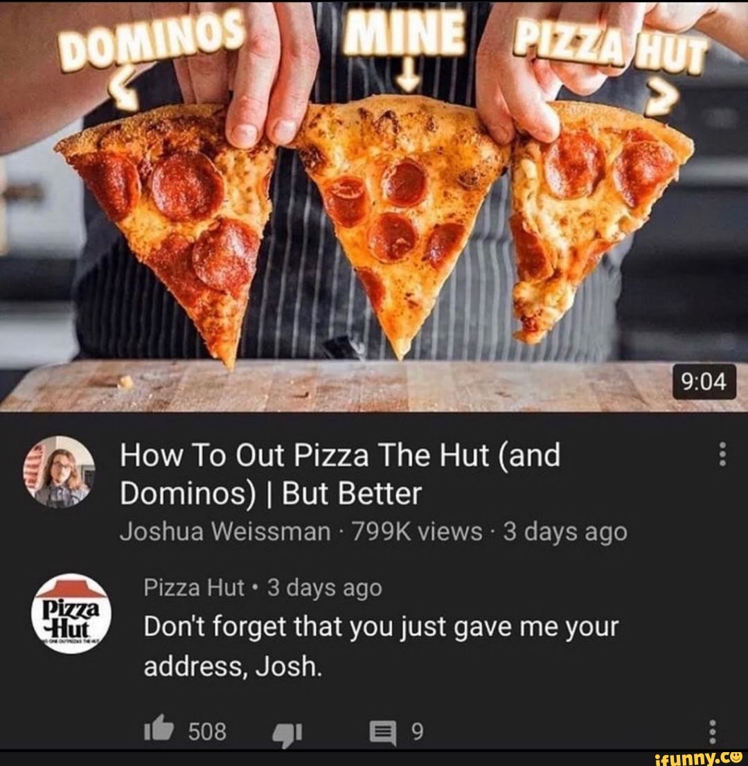 MINE Pizza How To Out Pizza The Hut (and Dominos) I But Better Joshua