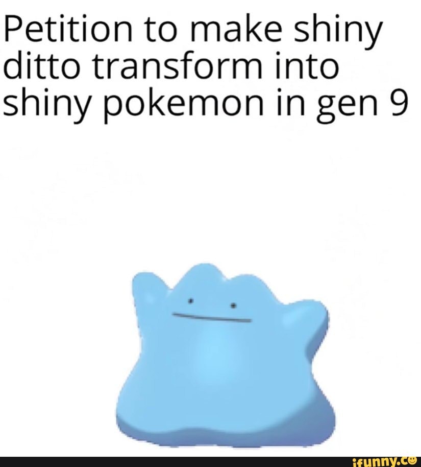 CAN SHINY DITTO TRANSFORM INTO A SHINY POKEMON? (Pokemon Go) 