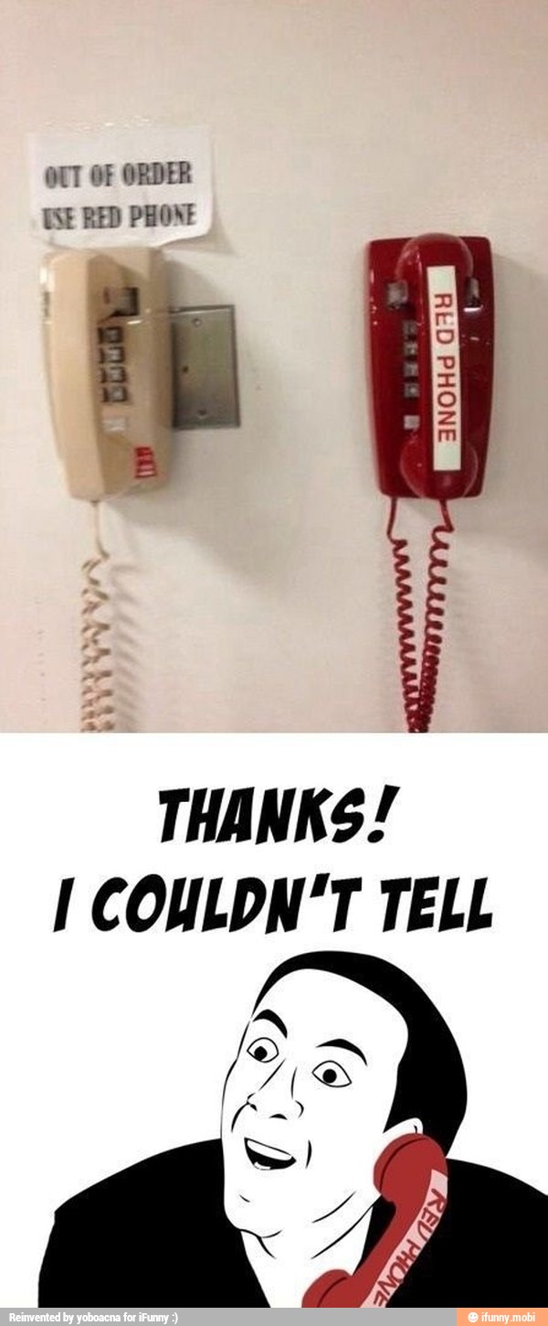 ORDER
THANKS!
I COULDN'T TELL