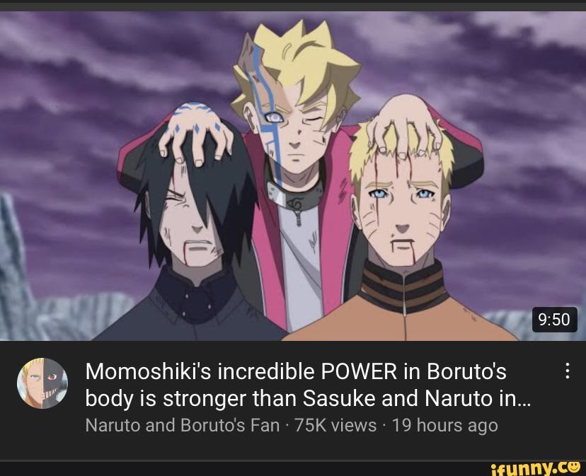 Momoshiki's Incredible POWER In Boruto's Body Is Stronger Than Sasuke ...