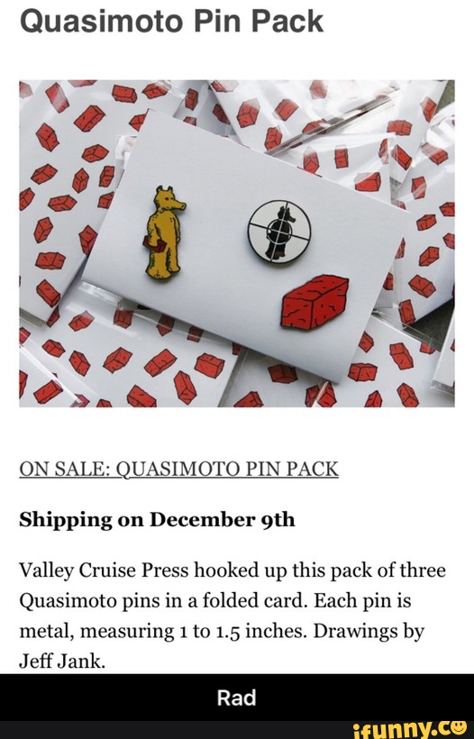Quasimoto Pin Pack ON SALE: QUASIMOTO PIN PACK Shipping on ...