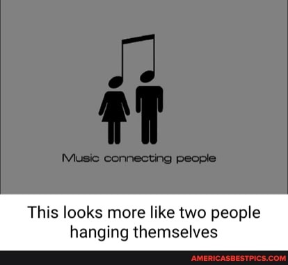 This looks more like two people hanging themselves