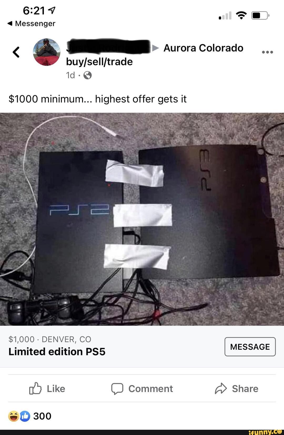 Limited Edition Ps5 For Sell Playstation 5 Playstation Gamer Messenger G Aurora Colorado Id Ul Ff 1000 Minimum Highest Offer Gets It 1 000 Denver Co Message Limited Edition Pss Like Comment Share 300