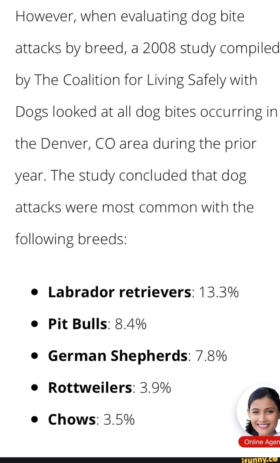 However, When Evaluating Dog Bite Attacks By Breed, A 2008 Study ...