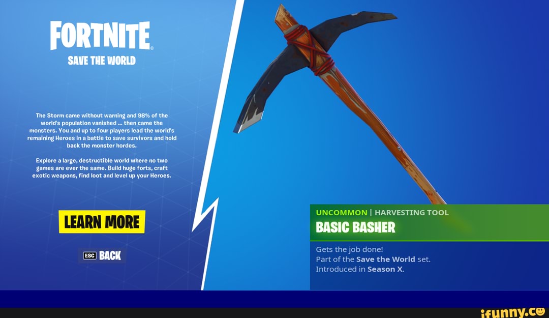 Hero Basics in Fortnite Save the World 