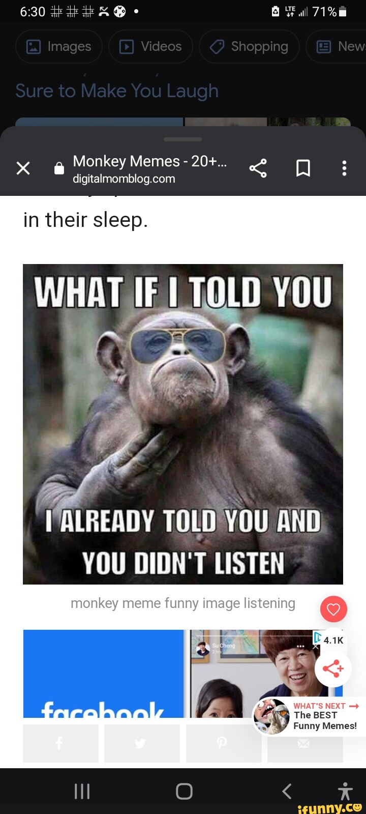 Best Monkey Memes!  Sleep meme funny, Sleep funny, Funny monkey memes