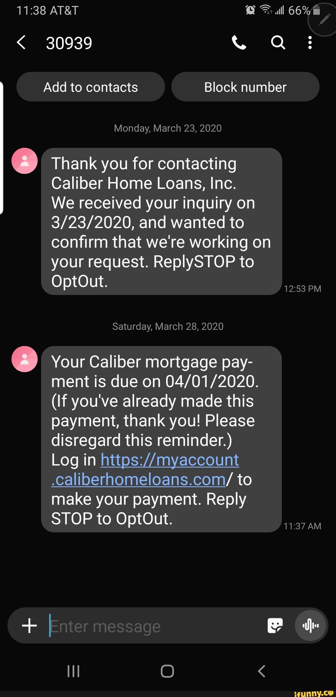 Thank you for contacting Caliber Home Loans, Inc. We received your