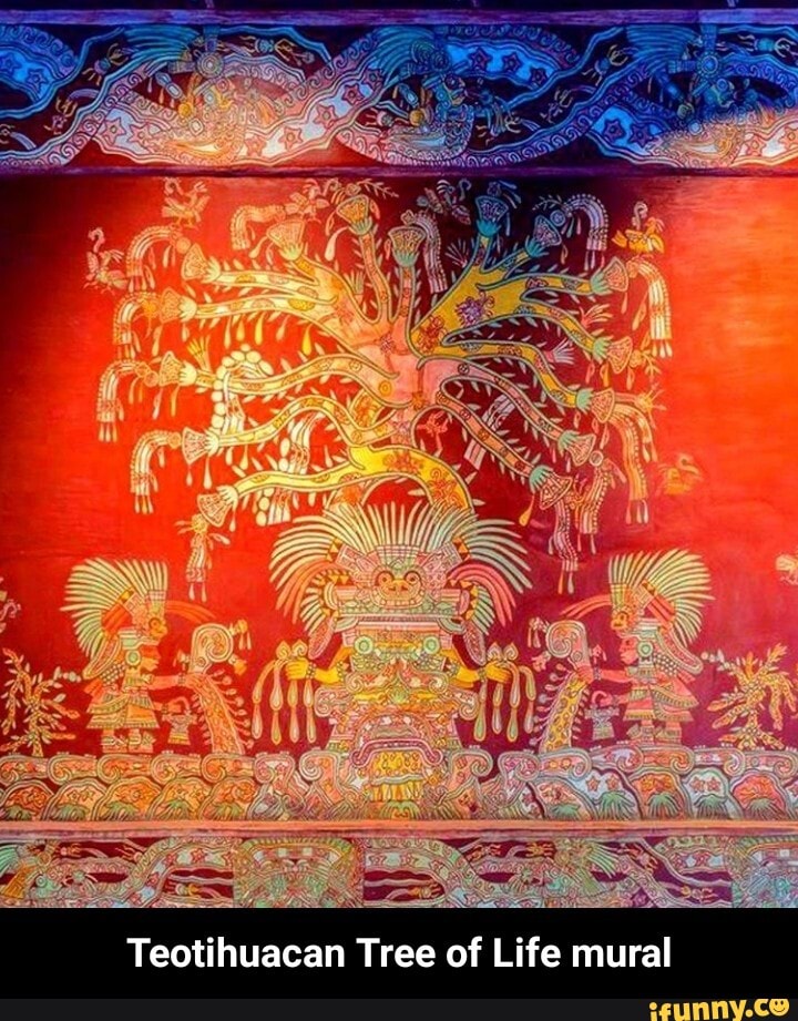 Teotihuacan Tree of Life mural