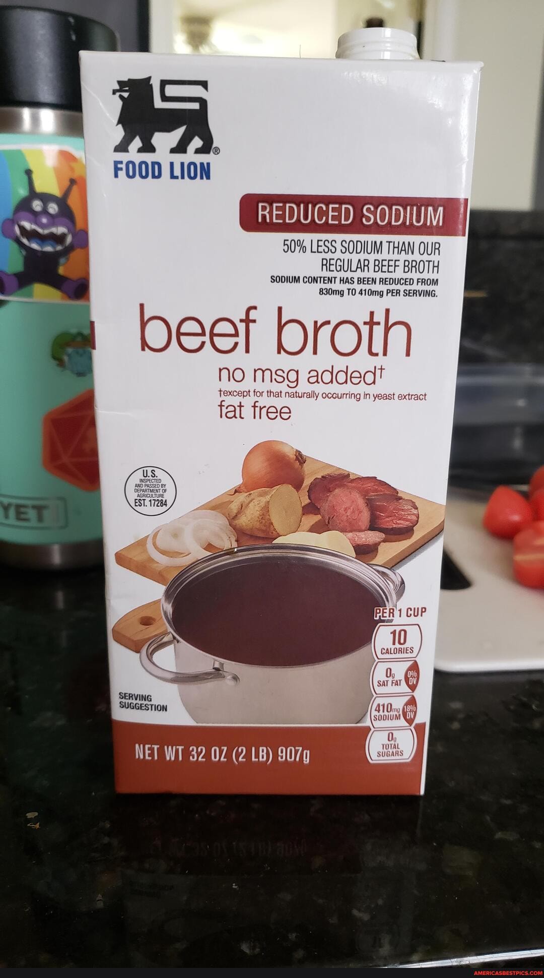 FOOD LION REDUCED SODIUM 50 LESS SODIUM THAN OUR REGULAR BEEF BROTH