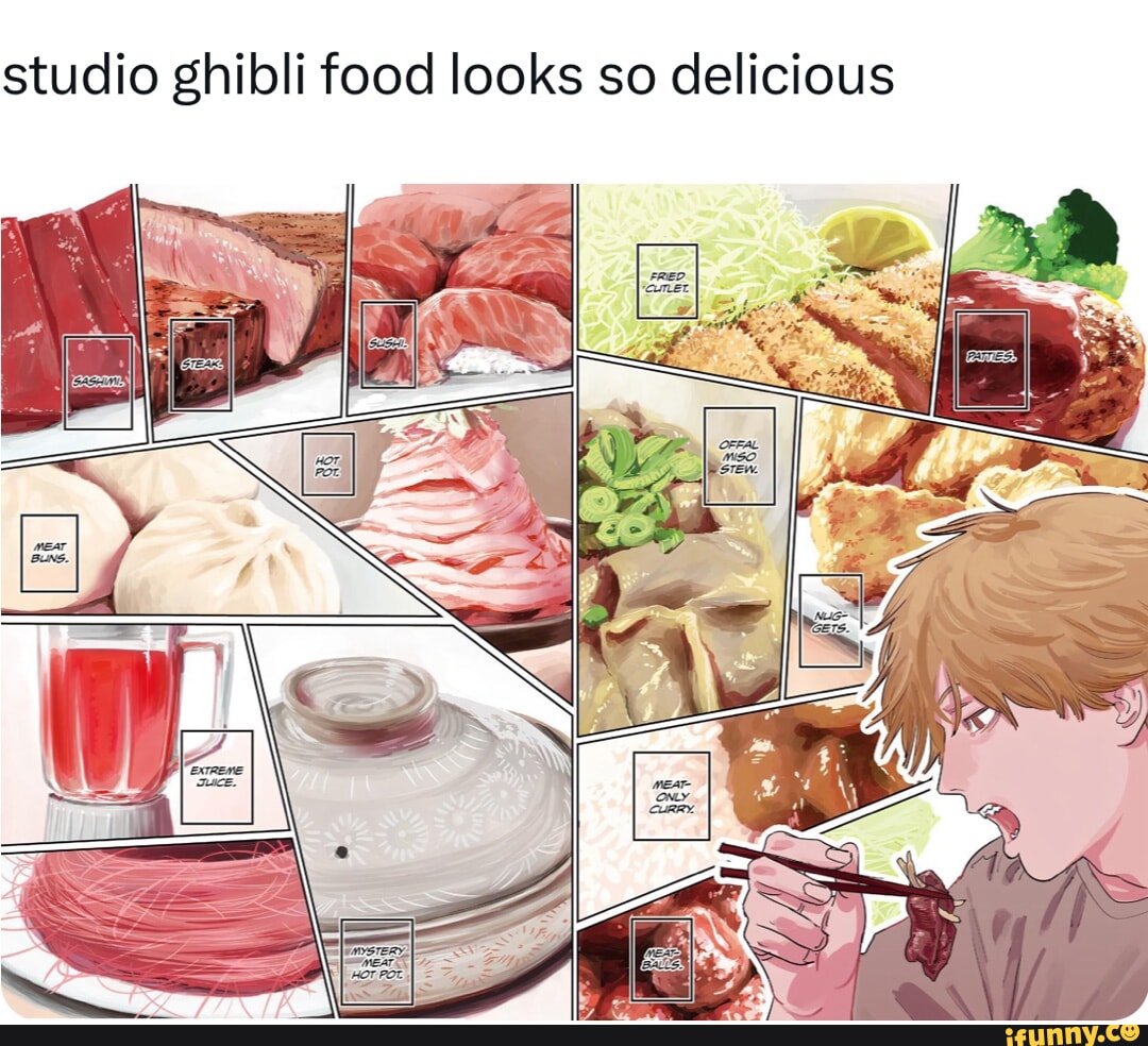 studio ghibli food looks so delicious 