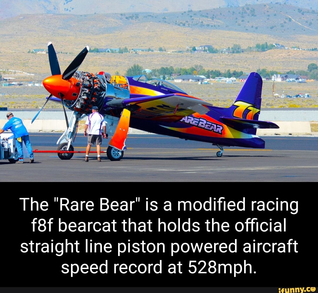 The "Rare Bear" is a modified racing bearcat that holds the official