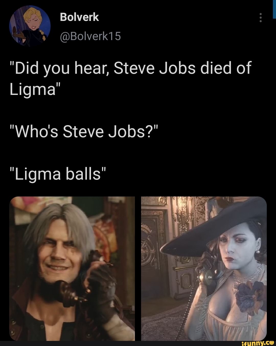 Who's Steve Jobs? (Ligma Balls)