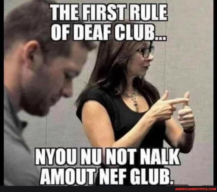THE FIBS? ULE OF DEAE GLUE...
NYOU NU NOT NALK AMOUT NEF GLUB.