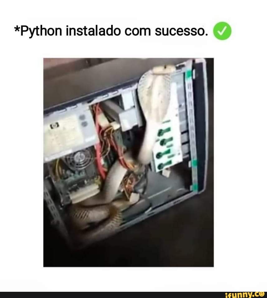 *Python instalado com sucesso.