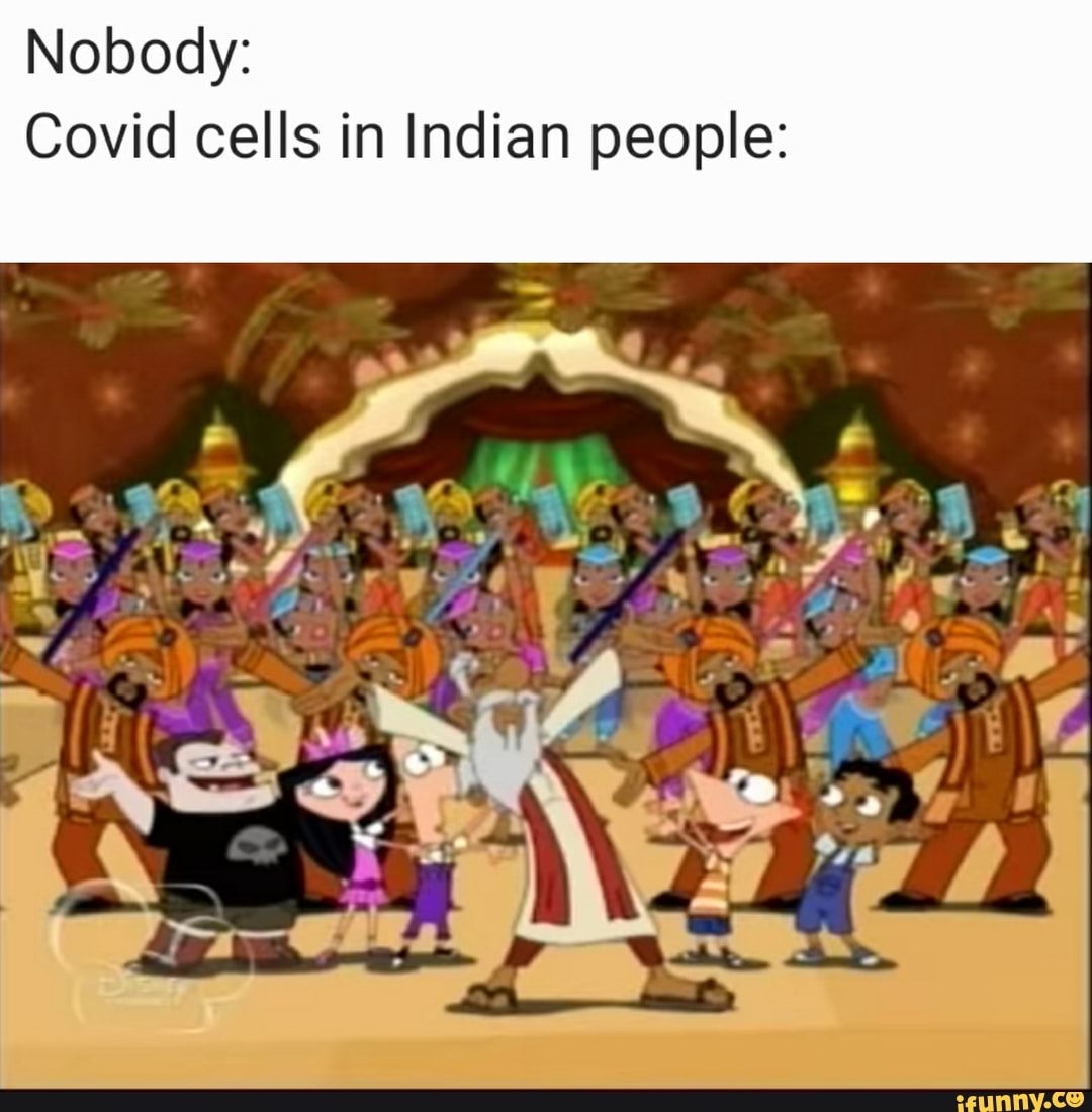 Nobody:
Covid cells in Indian people:
by