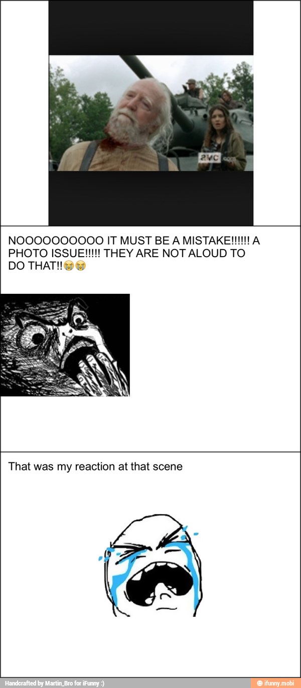 PHOTO ISSUE!!!!! THEY ARE NOT ALOUD TO
That was my reaction at that scene