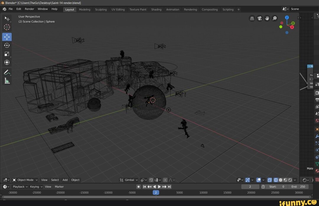 Saint14 Render Blender* render.blend) File Edit Render Window Help Modeling Sculpting