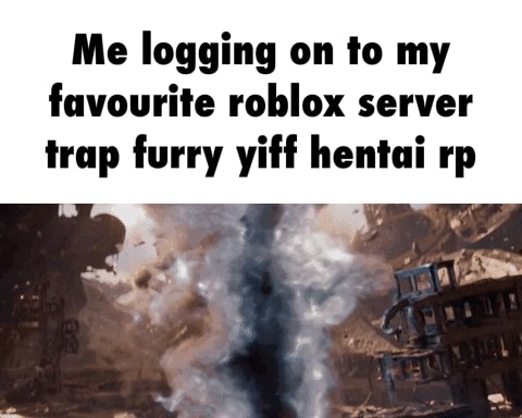 Me Logging On Io My Favourite Roblox Server Trap Furry Yiff Henlui Rp - roblox games that have furrys